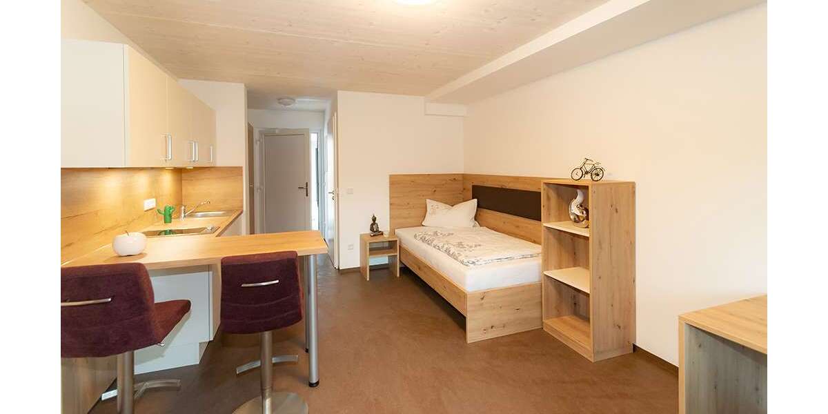 Etagenwohnung Ingolstadt Piusviertel - 1 Zimmer, 26 m&sup2;, 430&euro; | Angebot:27362526