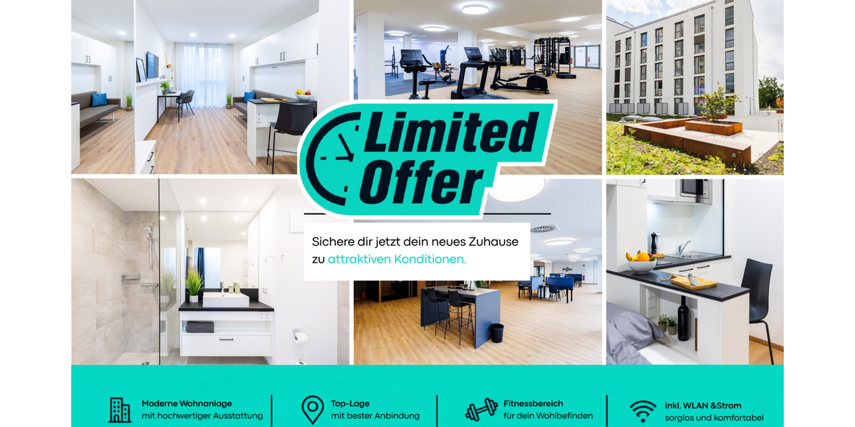 Etagenwohnung Ingolstadt Konradviertel - 1 Zimmer, 32 m&sup2;, 650&euro; | Angebot:26966635